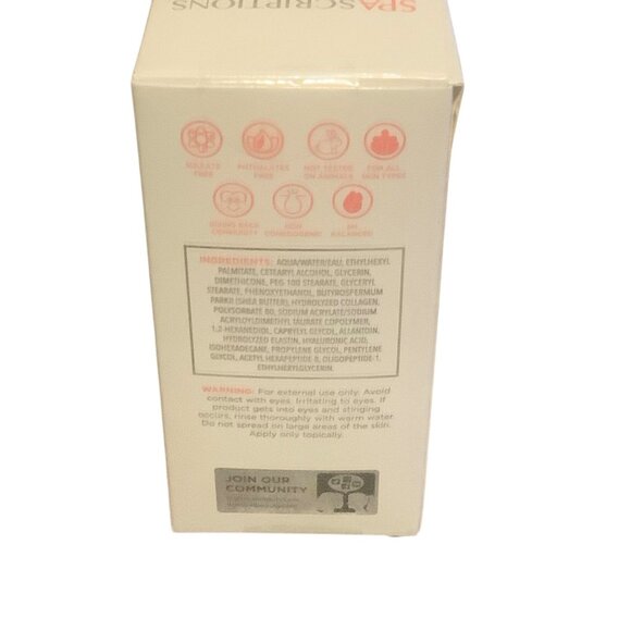 Spascriptions Anti-Wrinkle Neck Cream 1.7 Fl Oz Peptides & Hyaluronic Acid - Picture 3 of 5